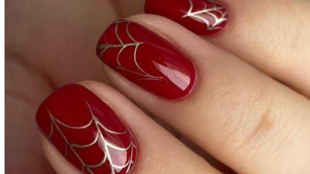 Red Halloween Nails