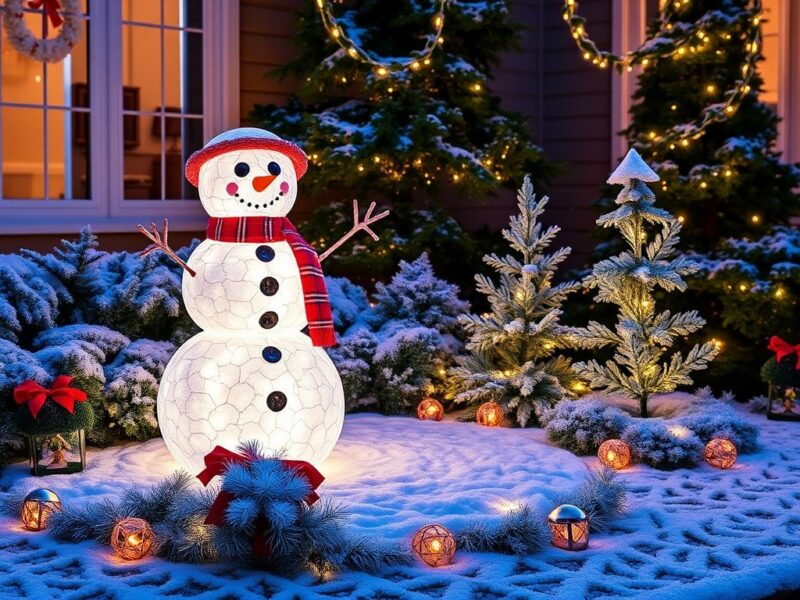 A cheerful festive snowman image