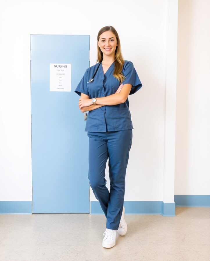 Clean and professional look tailored for nurses.