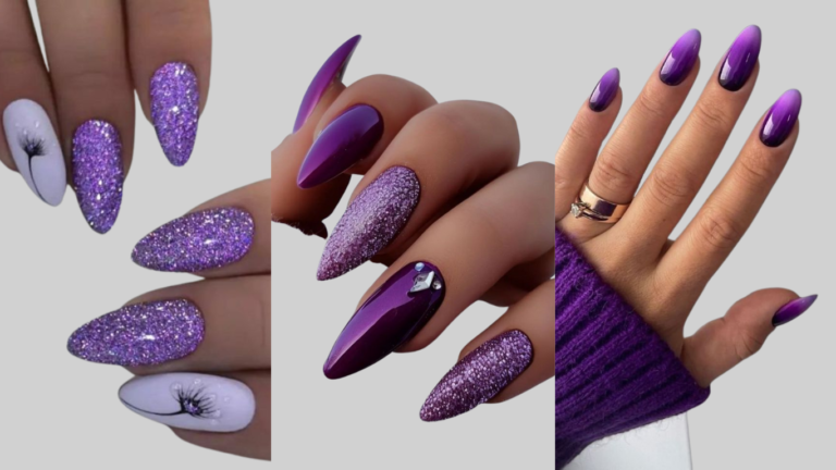 Purple nail designs you'll love.