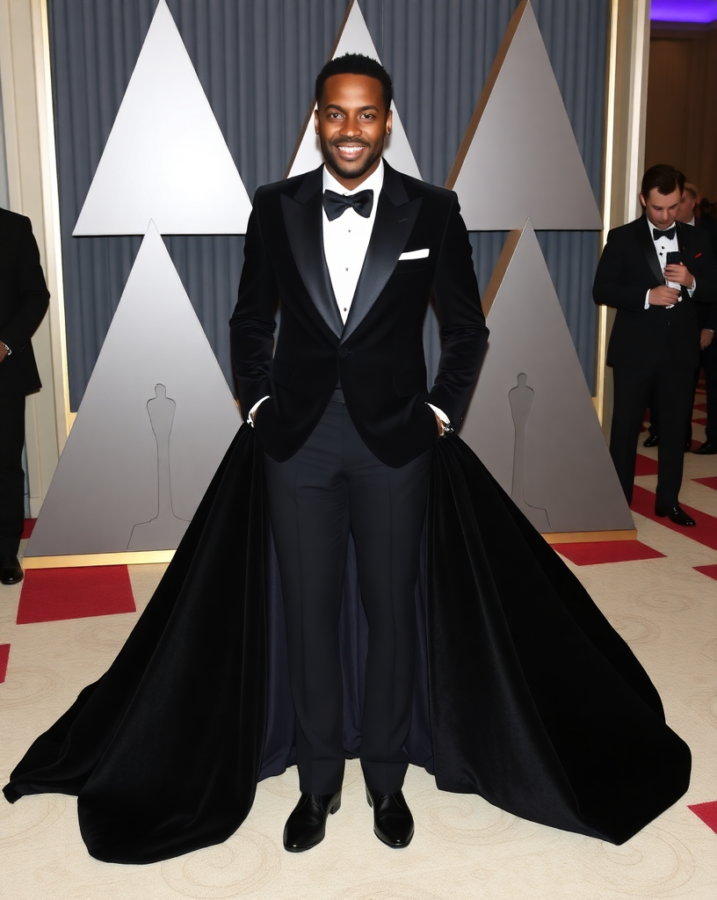 Billy Porter's tuxedo gown: a masterclass in dramatic dress-to-impress style. #BillyPorter #FashionForward #TuxedoGlamour #DressToImpress