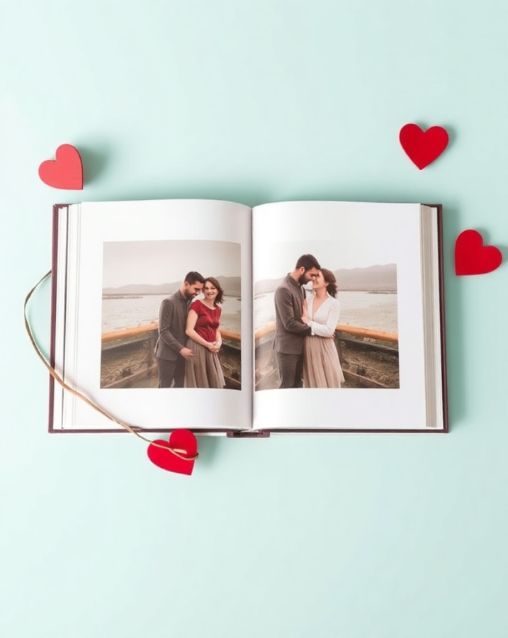 A beautifully designed photo book filled with cherished memories, a unique and sentimental Valentine's Day gift that will be treasured forever.