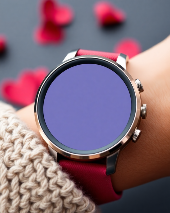 A cutting-edge fitness tracker, a modern and sophisticated gift that she'll love to wear and use.