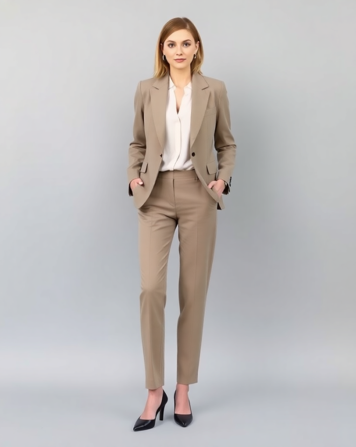 A blazer and trousers offer versatility and style for a range of office-related everyday occasions. #versatilestyle #businesscasual #workfashion #smartcasual #everydaylook