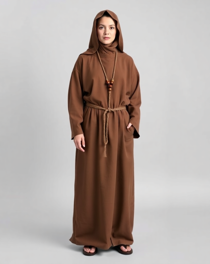 Wise nun: Dressed to impress with faith and simplicity. #MedievalMonk #MedievalNun #DressToImpress #ReligiousLife