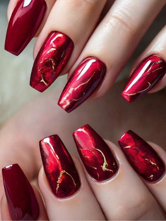 Chrome Marble Effect