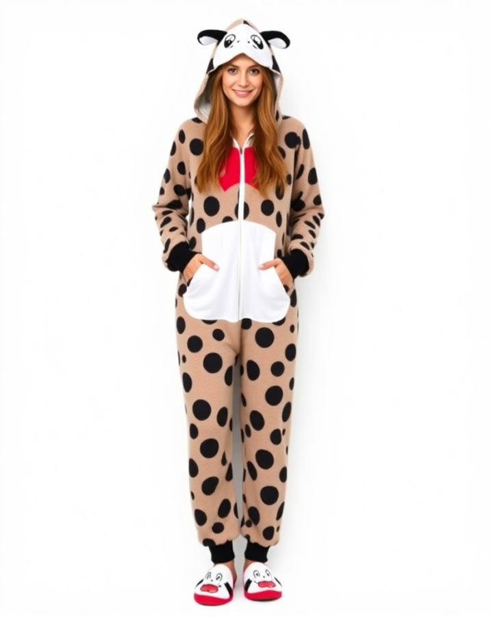 Snuggle up in style! This ultra-cozy onesie is the perfect choice for a relaxing and fun-filled pajama day. #CozyOnesie #PajamaDayComfort #RelaxationMode #DressToImpressCasual