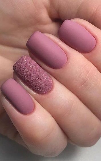 These matte velvet nails exude elegance and sophistication. #mattenailideas #velvetinspo #elegantnails