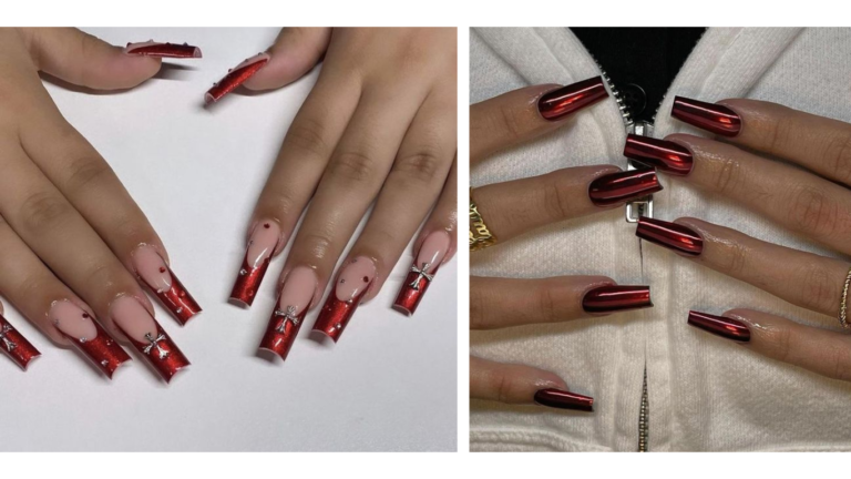 15 Burgundy Chrome Nails For Winter And Spring 2025